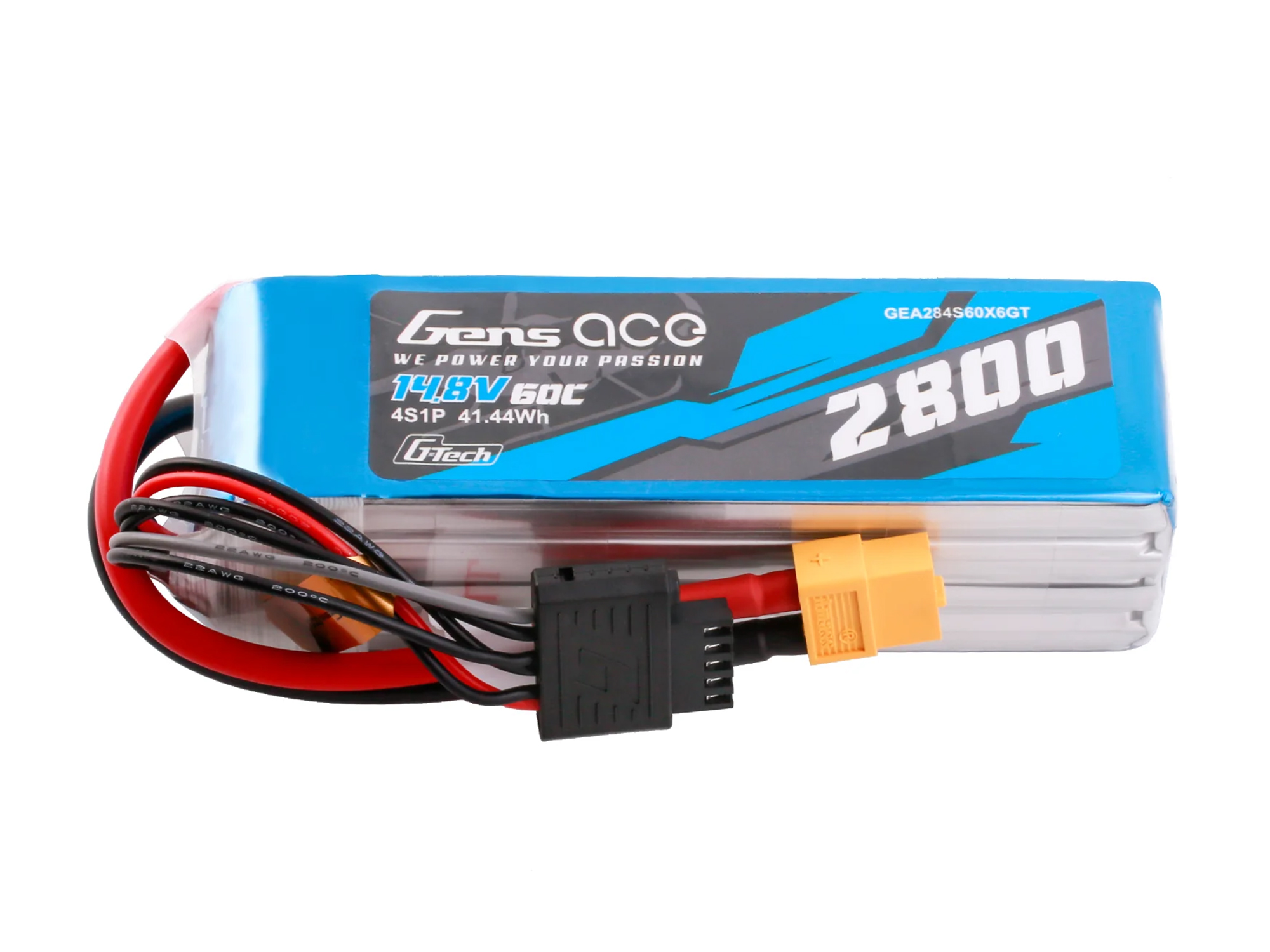 Li-Po G-Tech 4S 14.8V 2800mAh 60C with XT60-2