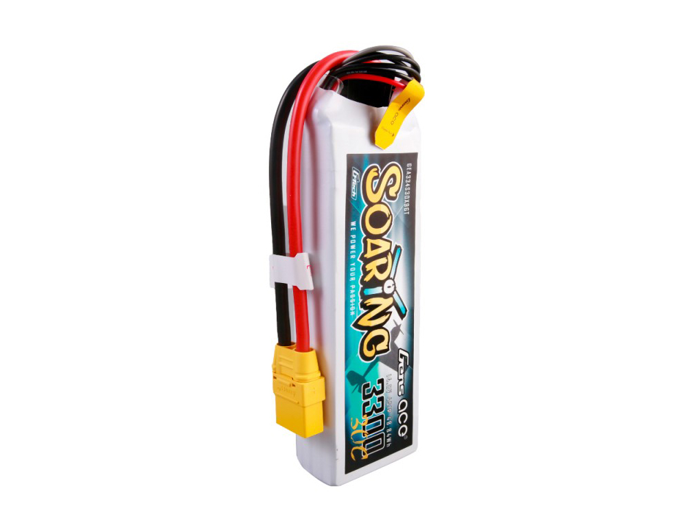 Li-Po G-Tech 4S 14.8V 3300mAh 30C Soaring with XT90-4