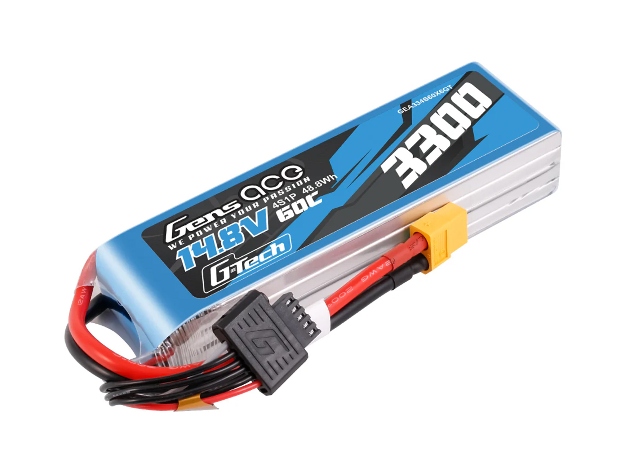 Li-Po G-Tech 4S 14.8V 3300mAh 30C with XT60
