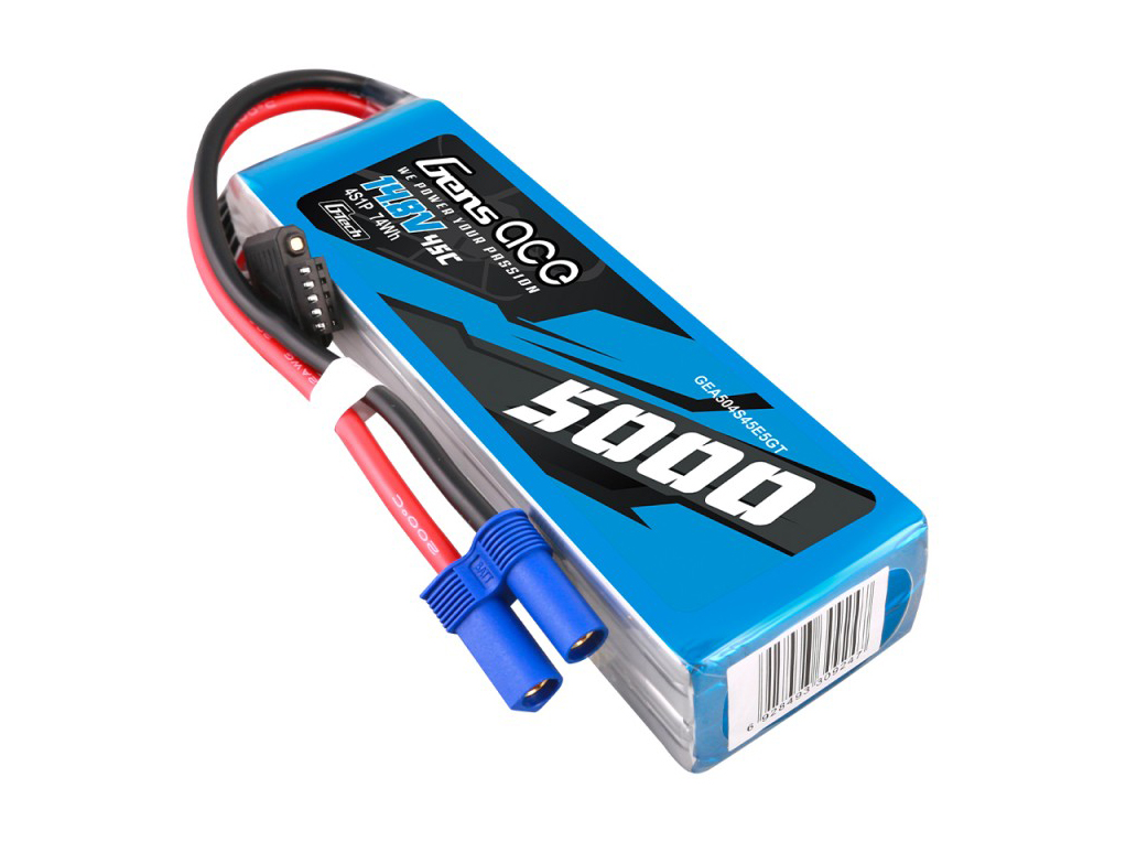 Li-Po G-Tech 4S 14.8V 5000mAh 45C with EC5-2