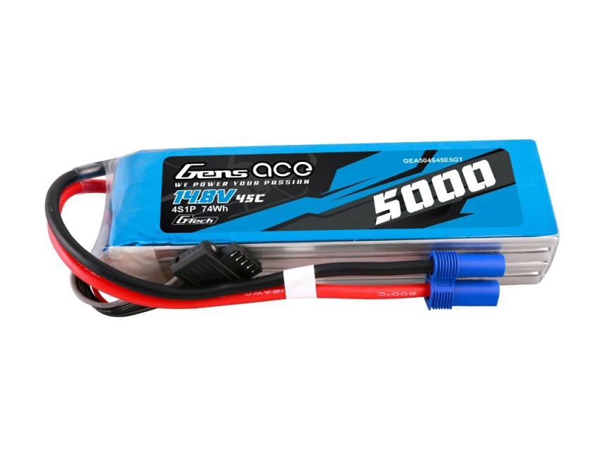 Li-Po G-Tech 4S 14.8V 5000mAh 45C with EC5-3
