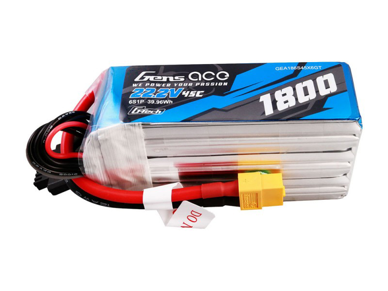 Li-Po G-Tech 6S 22.2V 1800mAh 45C with XT60-2