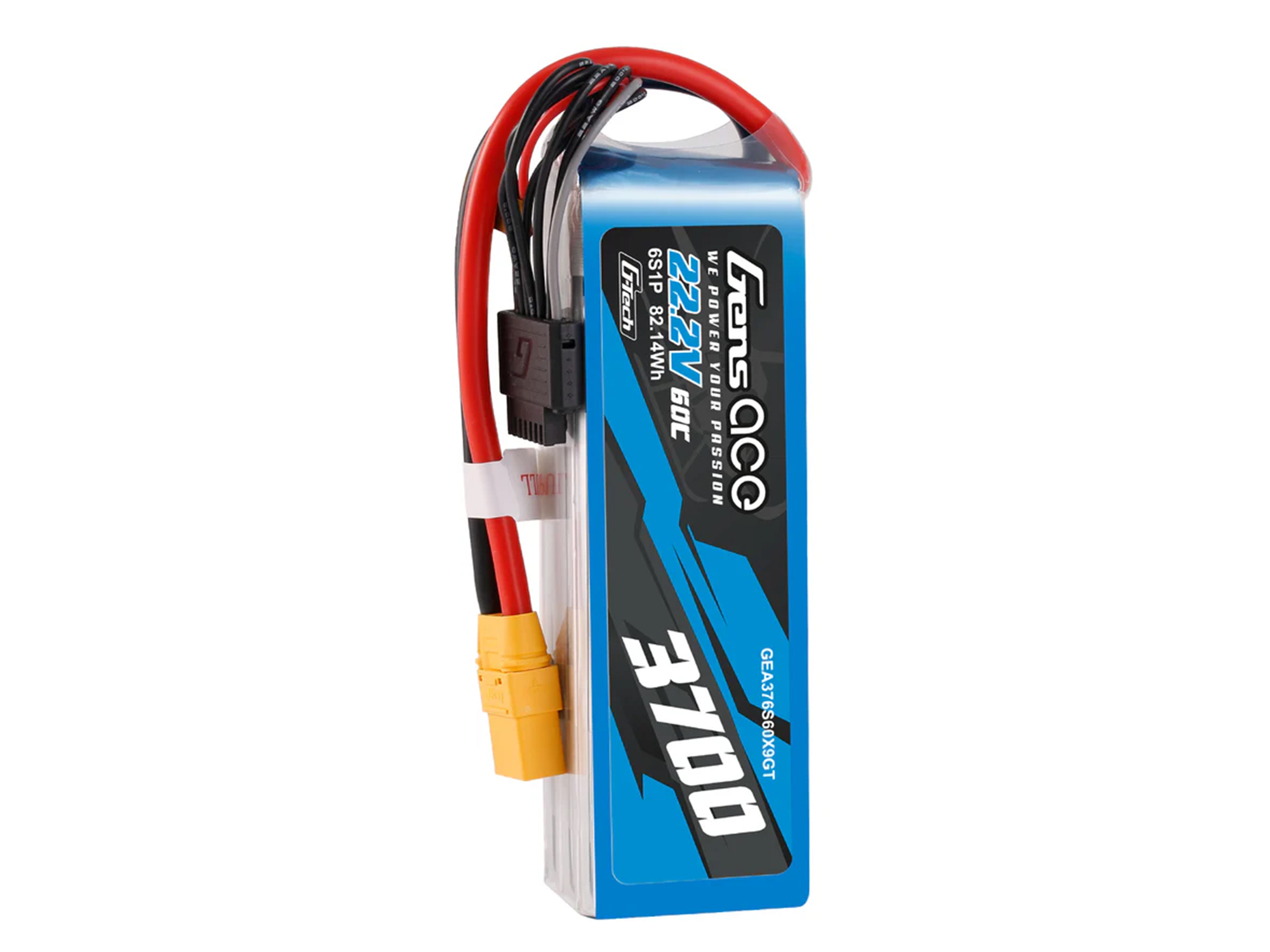 Li-Po G-Tech 6S 22.2V 3700mAh 60C with XT90-4