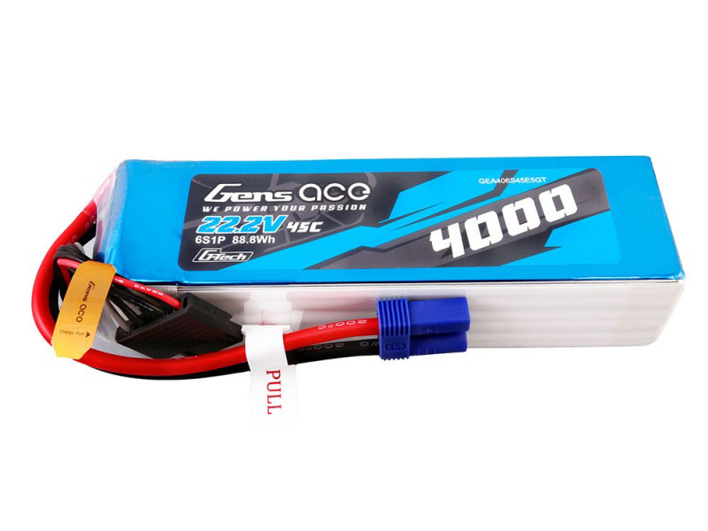 Li-Po G-Tech 6S 22.2V 4000mAh 45C with EC5-3