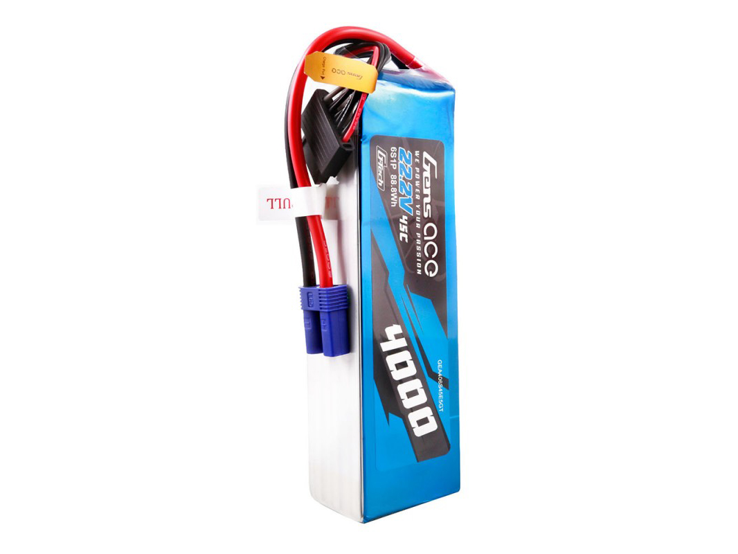 Li-Po G-Tech 6S 22.2V 4000mAh 45C with EC5-4
