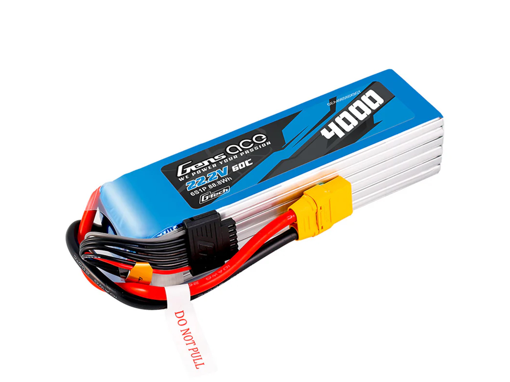 Li-Po G-Tech 6S 22.2V 4000mAh 60C with XT90