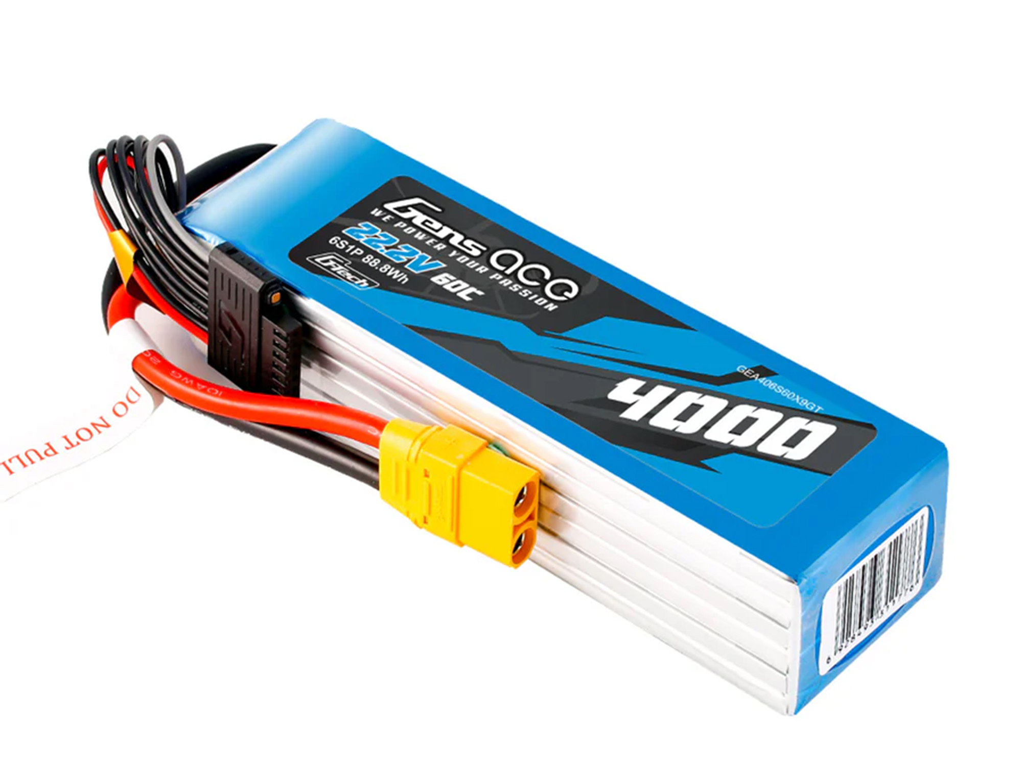 Li-Po G-Tech 6S 22.2V 4000mAh 60C with XT90-2