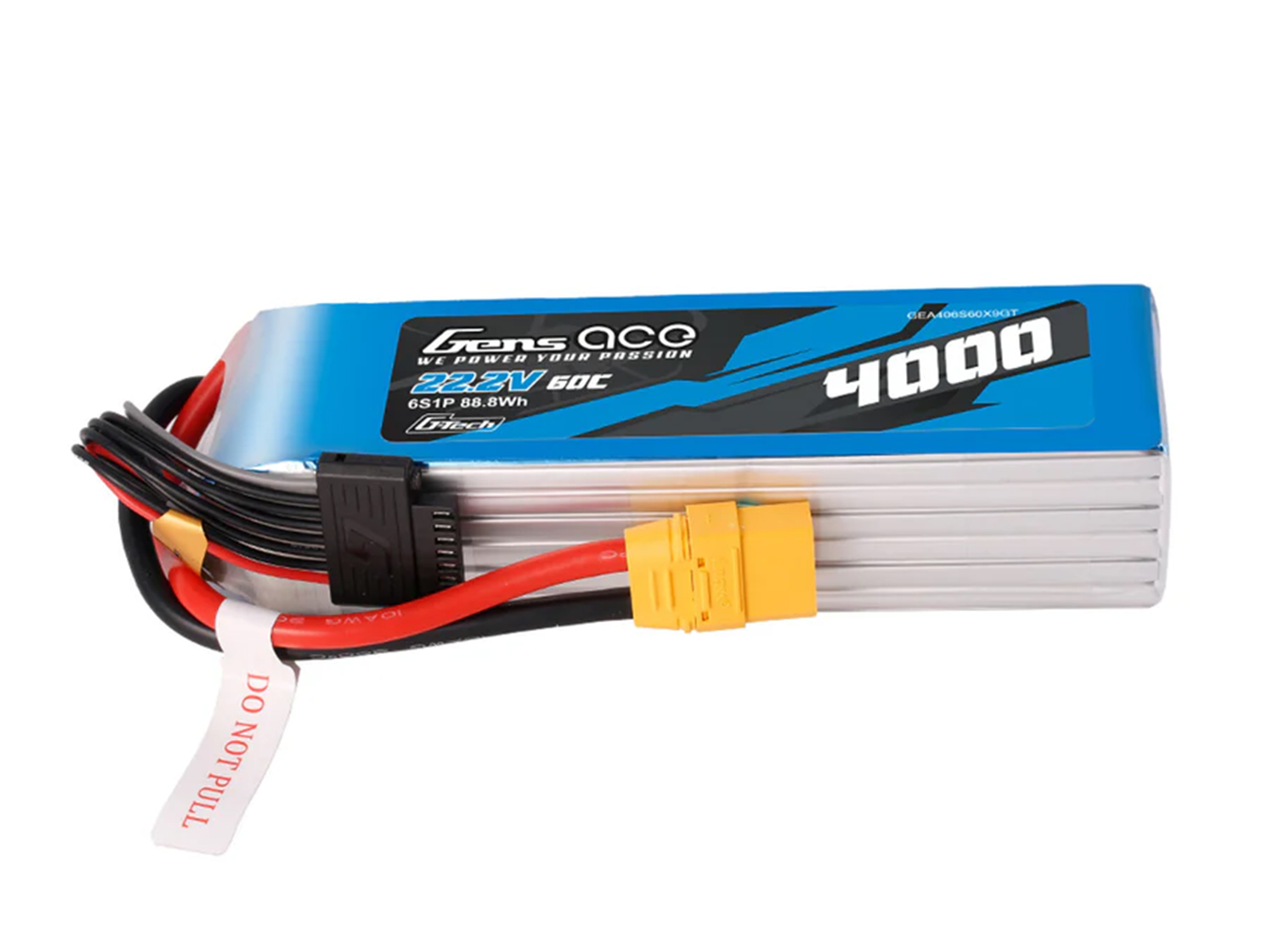 Li-Po G-Tech 6S 22.2V 4000mAh 60C with XT90-3