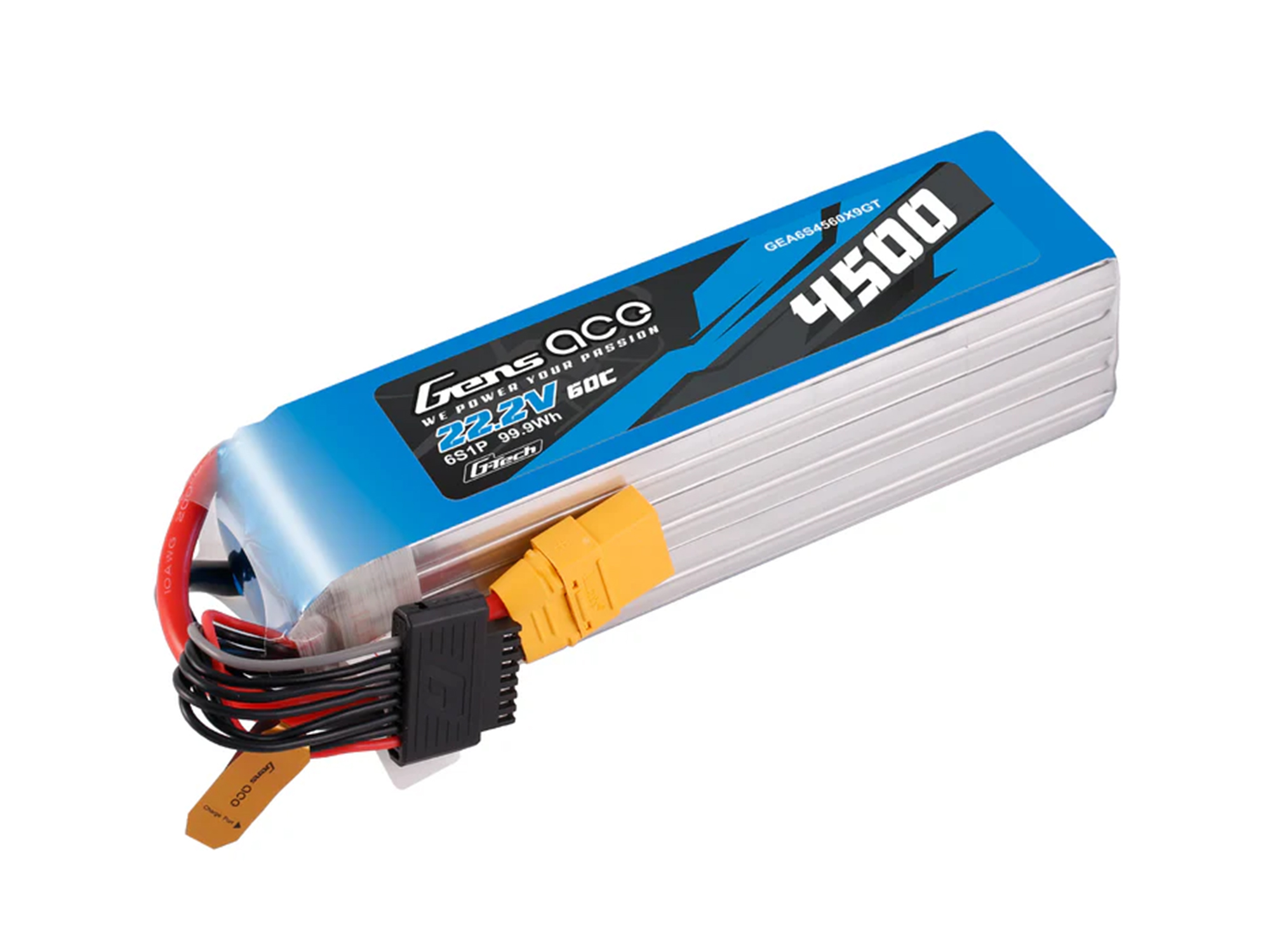 Li-Po G-Tech 6S 22.2V 4500mAh 60C with XT90-2