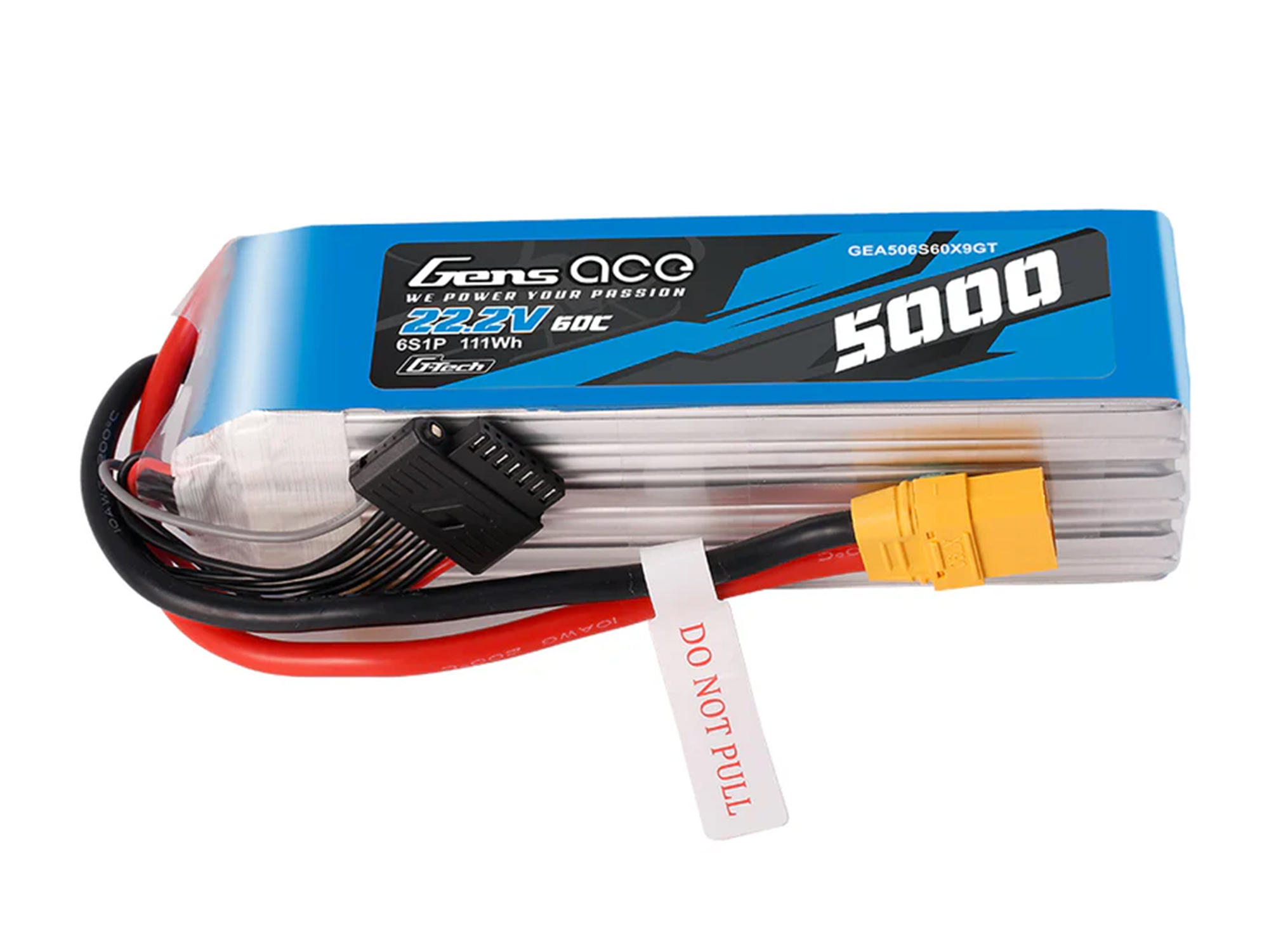 Li-Po G-Tech 6S 22.2V 5000mAh 60C with XT90-3