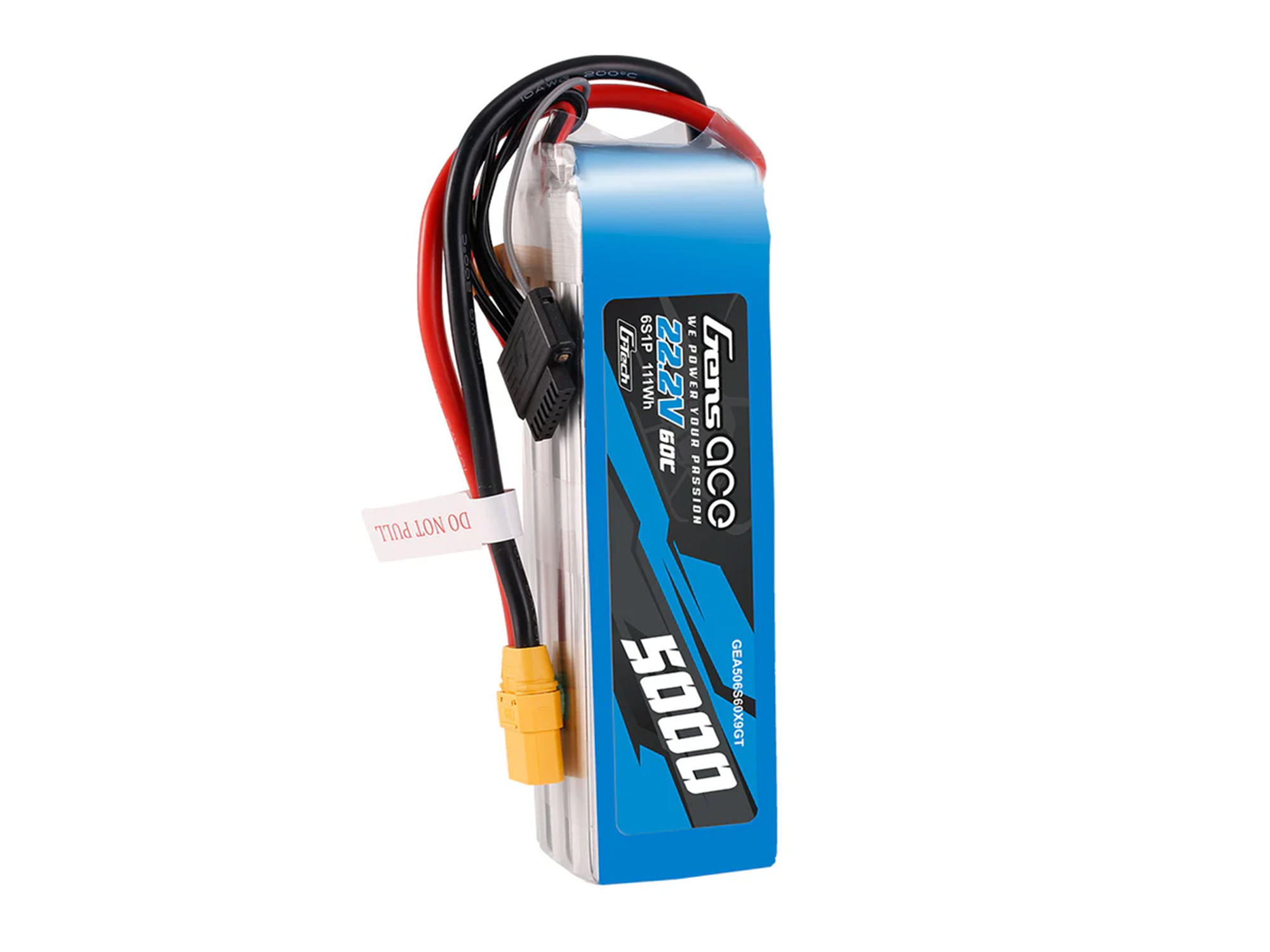 Li-Po G-Tech 6S 22.2V 5000mAh 60C with XT90-4