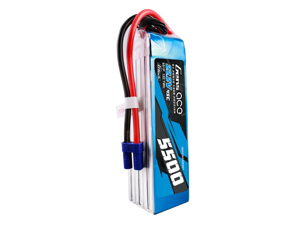 Li-Po G-Tech 6S 22.2V 5500mAh 45C with EC5-3