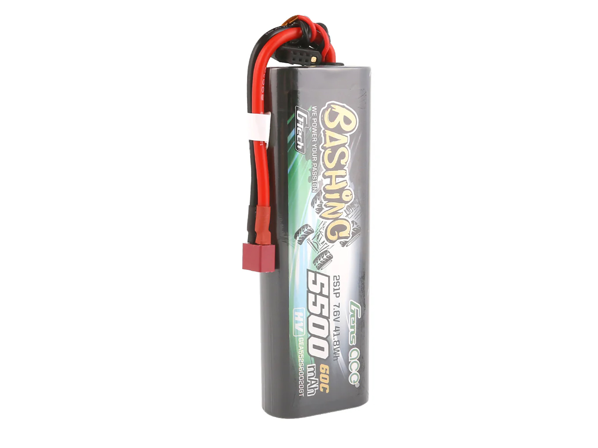 Li-Po G-Tech Car Hard Case HV 2S 7.4V 5500mAh 60C with T-Typ-4