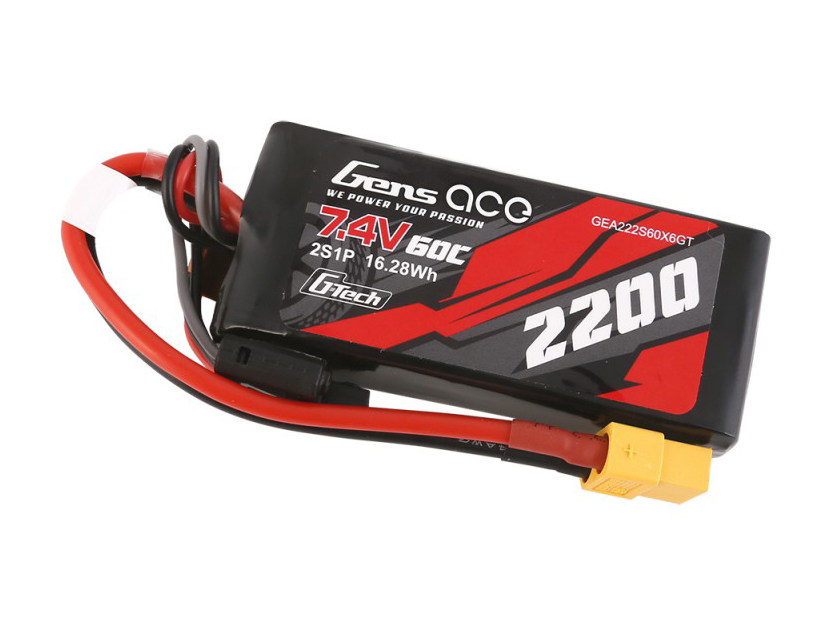 Li-Po Car G-Tech 2S 7.4V 2200mah 60C with XT60