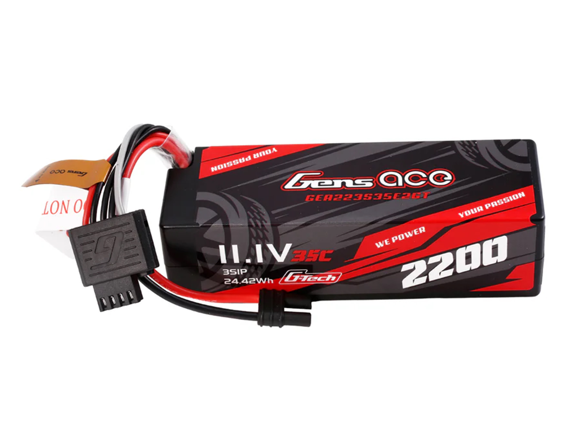 Li-Po G-Tech 3S 11.1V 2200mAh 35C with EC2 (GROM)-3