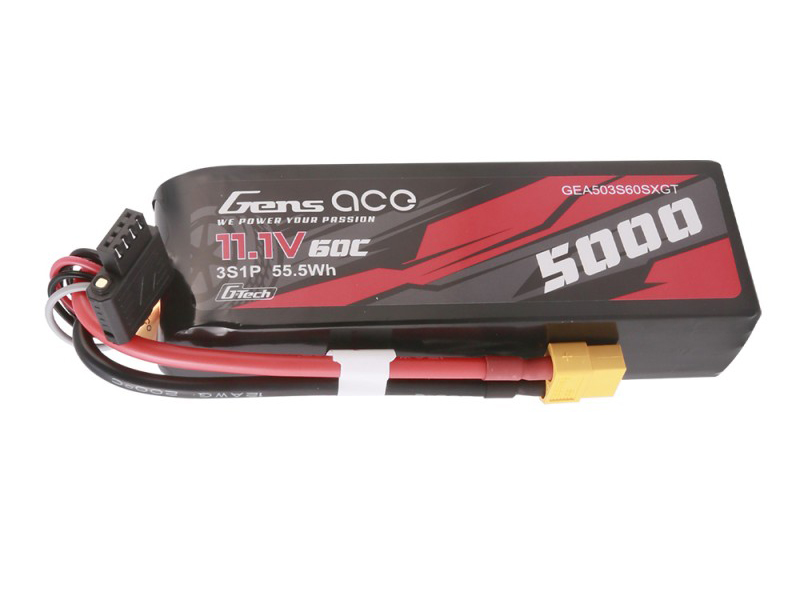 Li-Po G-Tech Car 3S 11.1V 5000mAh 60C with XT60-3