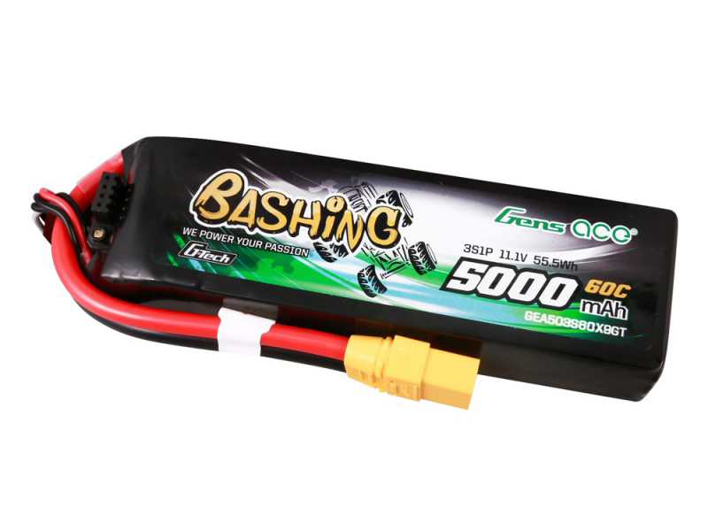 Li-Po Car G-Tech 3S 11.1V 5000mAh 60C Bashing with XT90-3