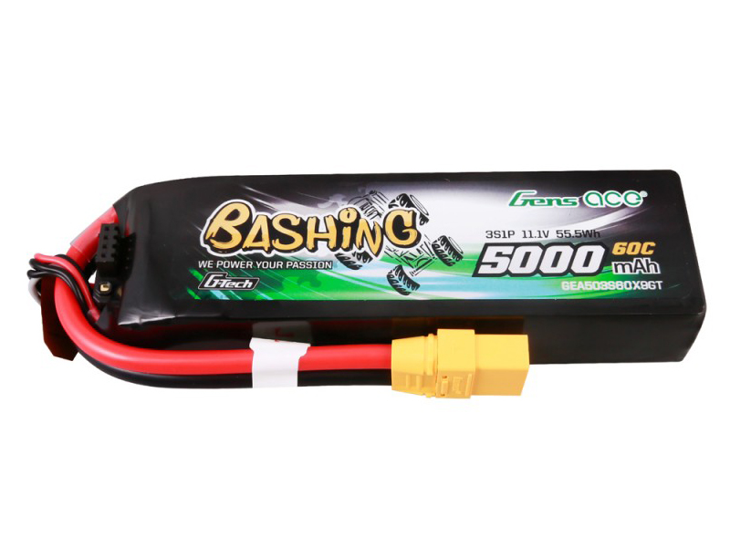 Li-Po Car G-Tech 3S 11.1V 5000mAh 60C Bashing with XT90-4