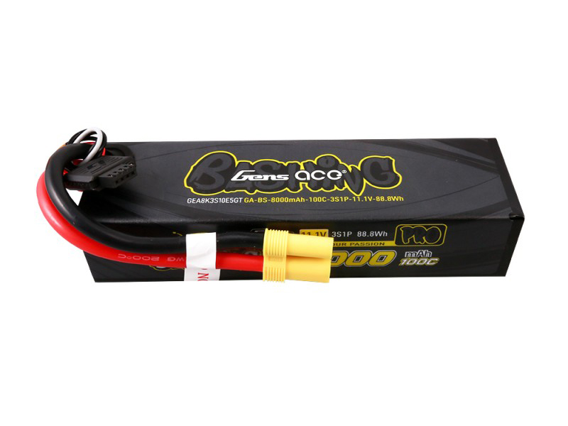 Li-Po Car G-Tech 3S 11.1V 8000mAh 100C Bashing with EC5-2