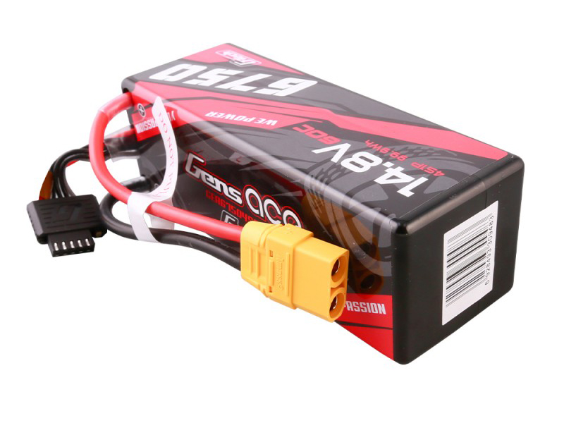 Li-Po G-Tech Car Hard Case 4S 14.8V 6750mAh 60C with XT90-2