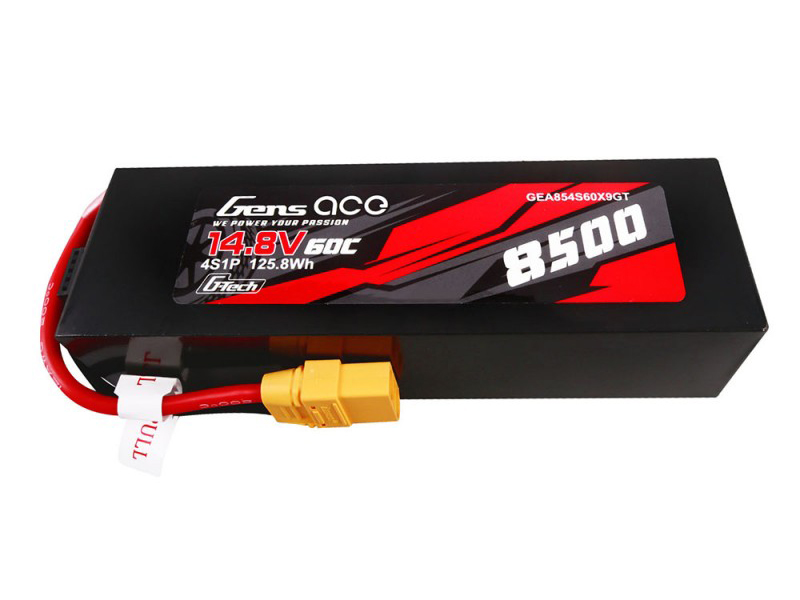 Li-Po Car G-Tech 4S 14.8V 8500mAh 60C with XT90-3
