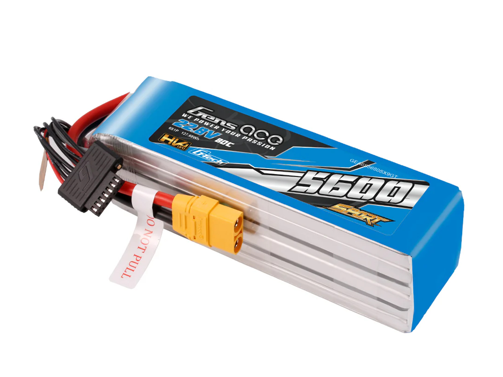 Li-Po G-Tech HV Sport 6S 22.2V 5600mAh 80C with XT90-3