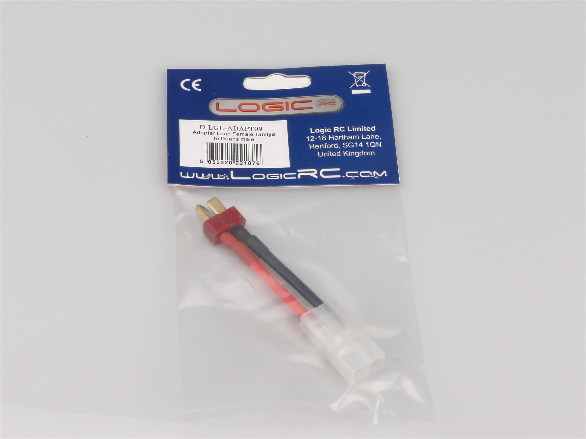Logic RC Adapter Lead Female Tamiya to Deans Male-2