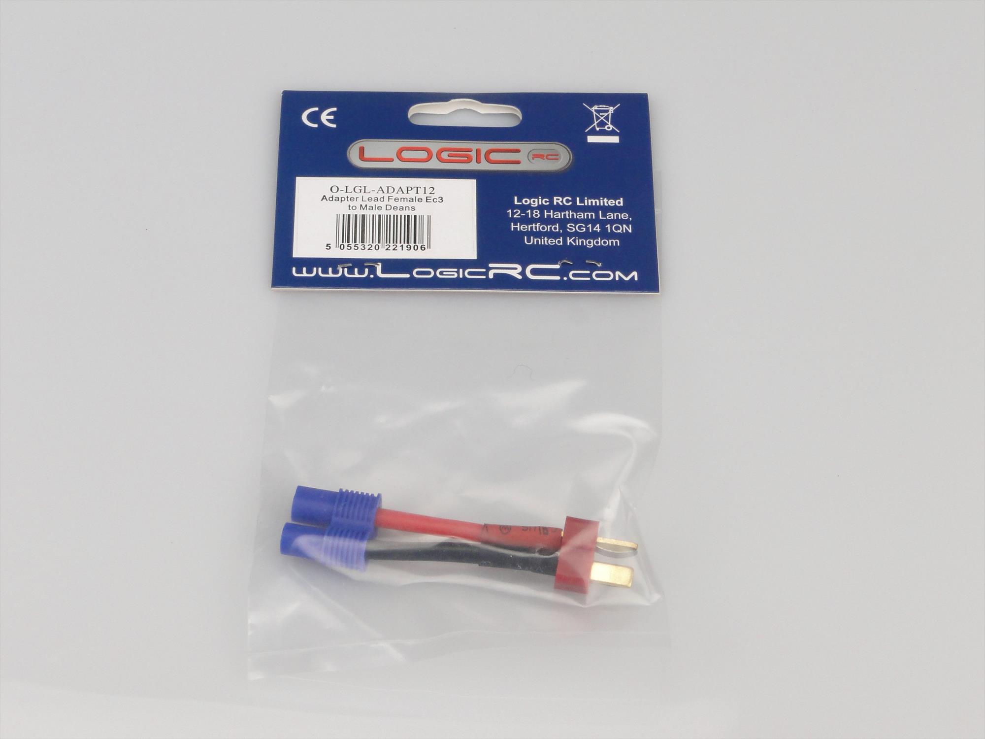 Logic RC Adapter Lead Female EC3 to Deans Male-2