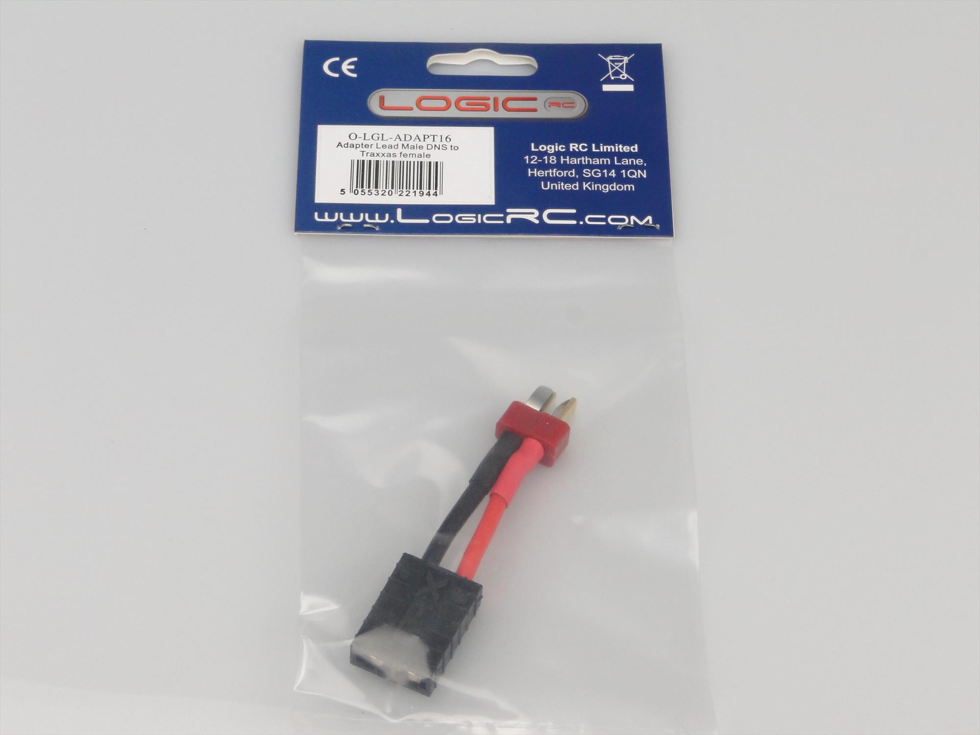 logic-rc-adapter-lead-male-dns-to-traxxas-female