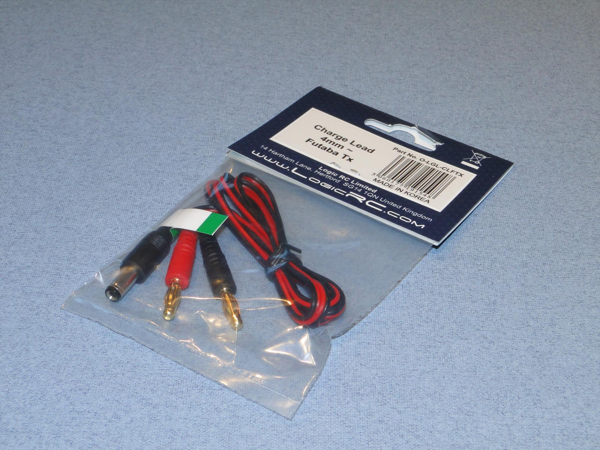 Charge Lead : 4mm~Futaba Tx-2