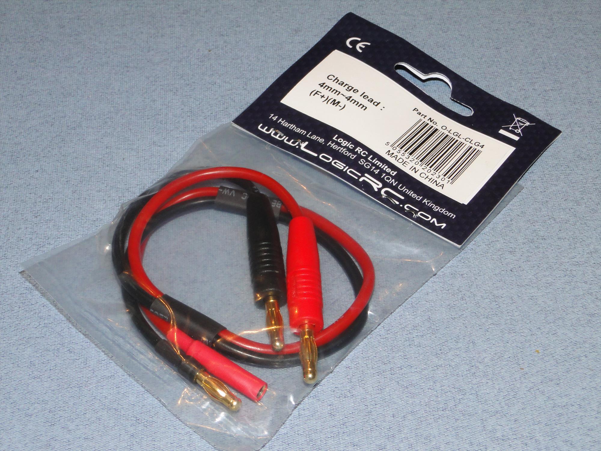 Charge lead : 4mm~4mm (F+)(M-)-2