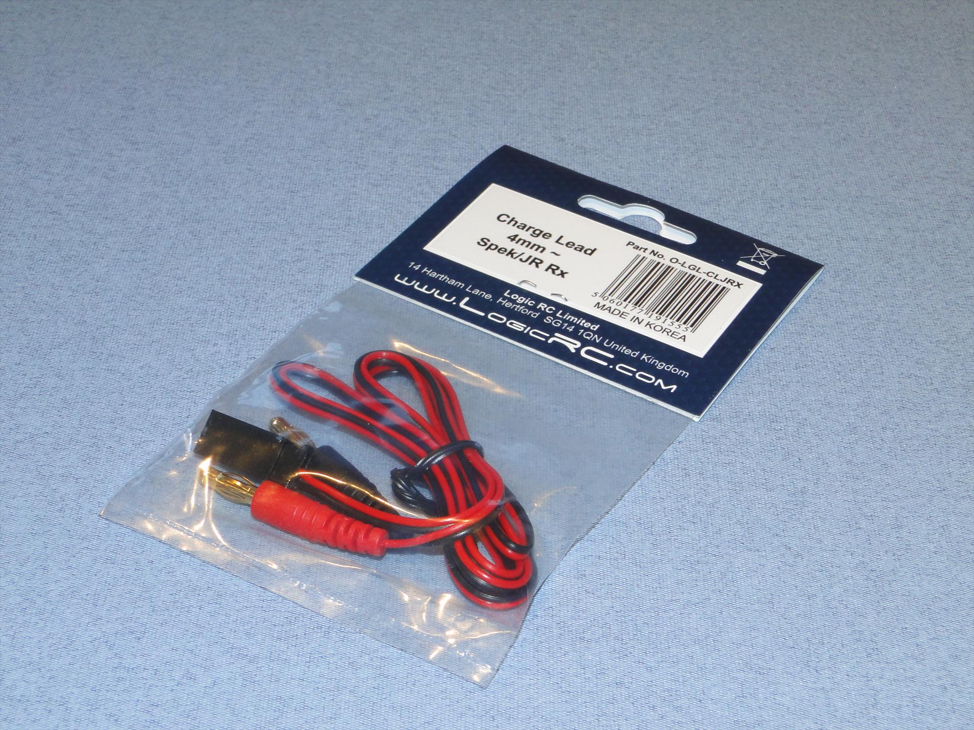 Charge Lead : 4mm~Spek/JR Rx-2