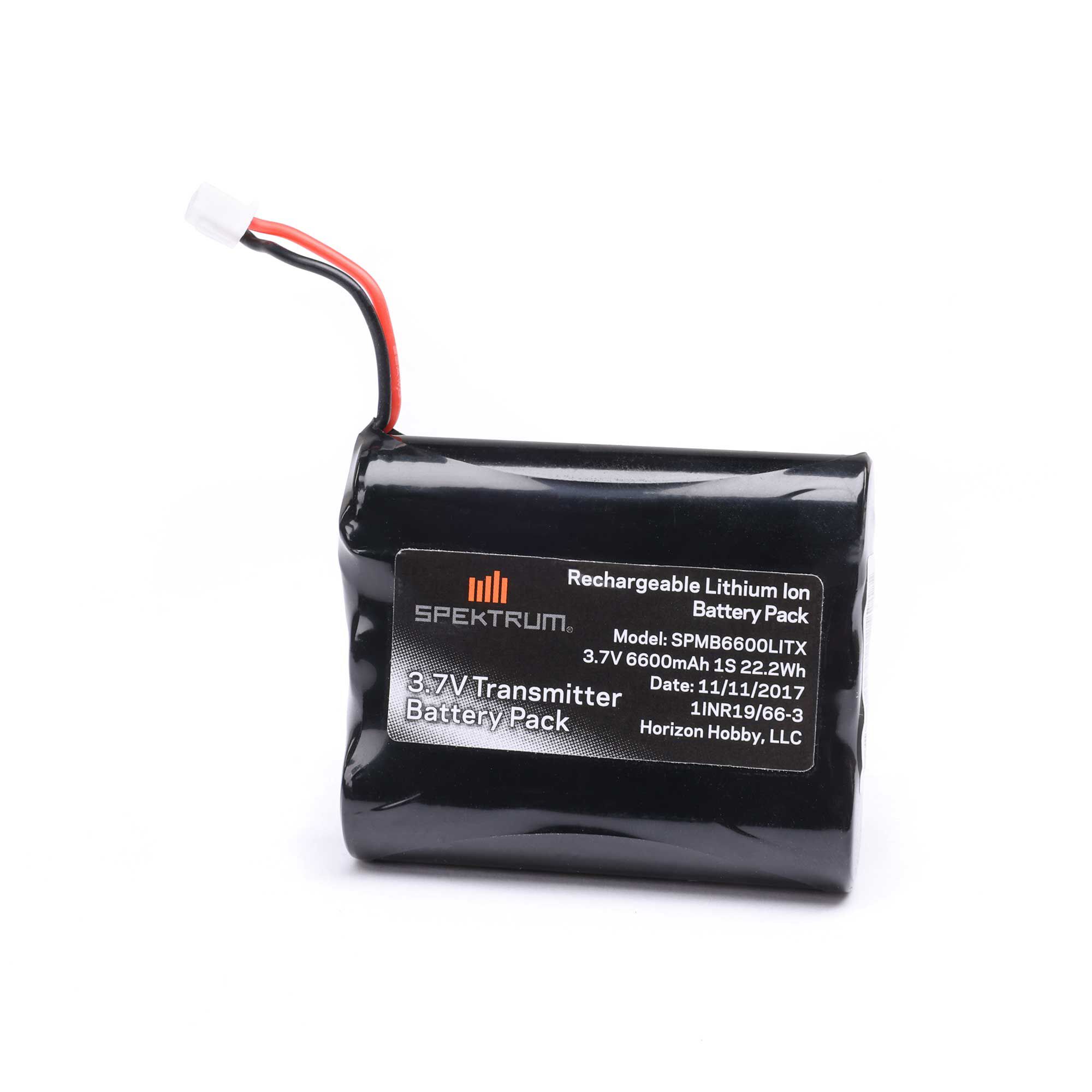 3.7V 6600mAh 1S Li-Ion Transmitter Battery: NX6/NX8/NX10/iX1