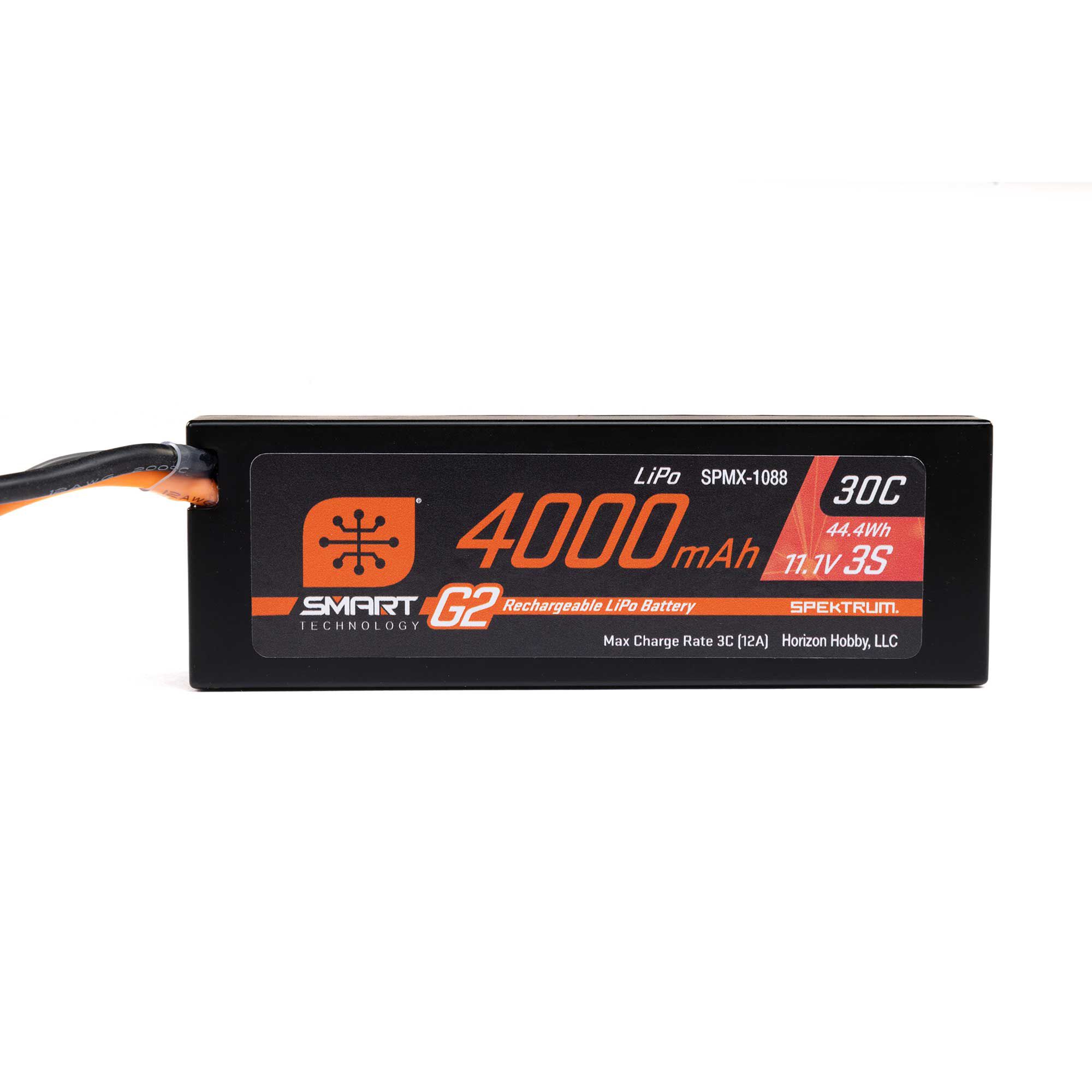 11.1V 4000mAh 3S 30C Smart G2 Hardcase LiPo Battery: IC5-4