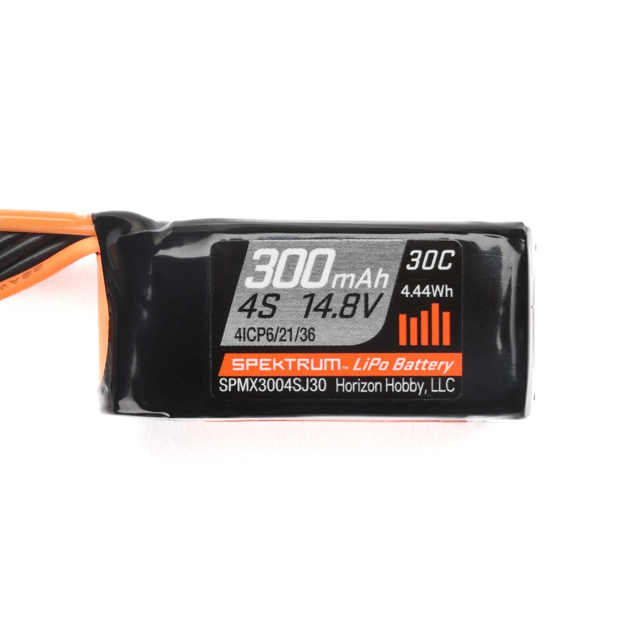 4S 14.8V 300mAh 30C LiPo Battery JST-4