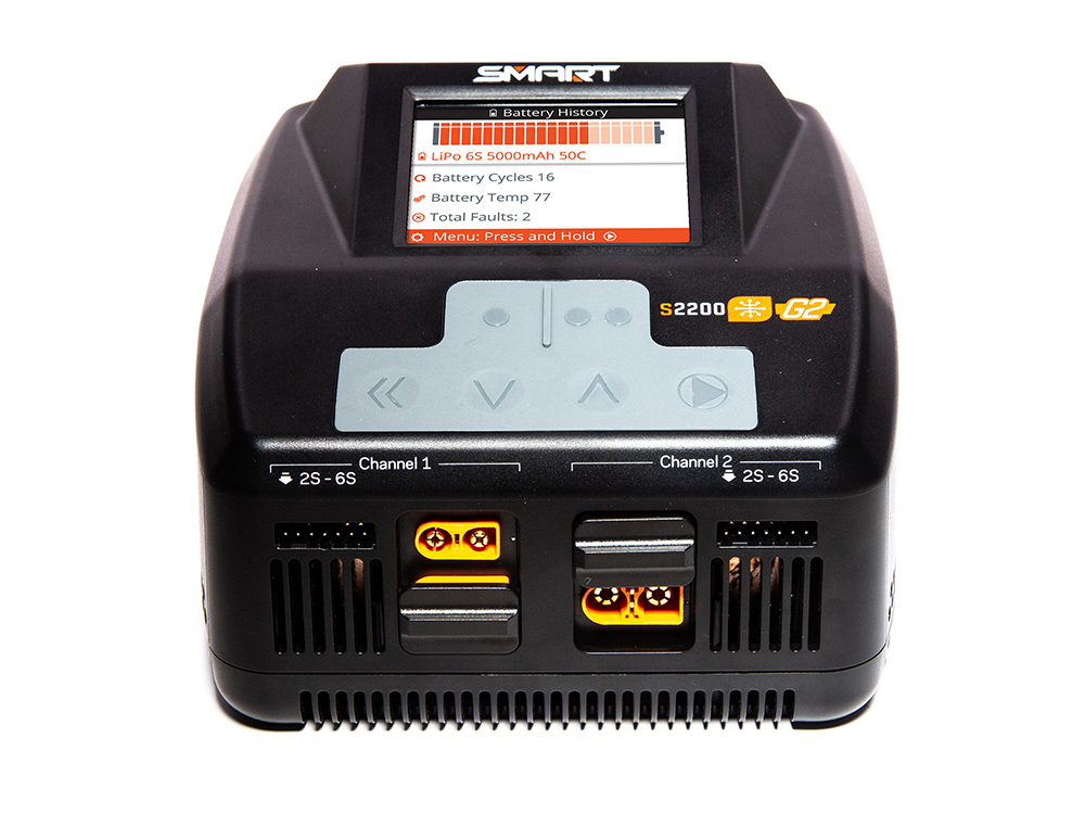 Spektrum S2200 Smart G2 AC Charger 2x200W-6