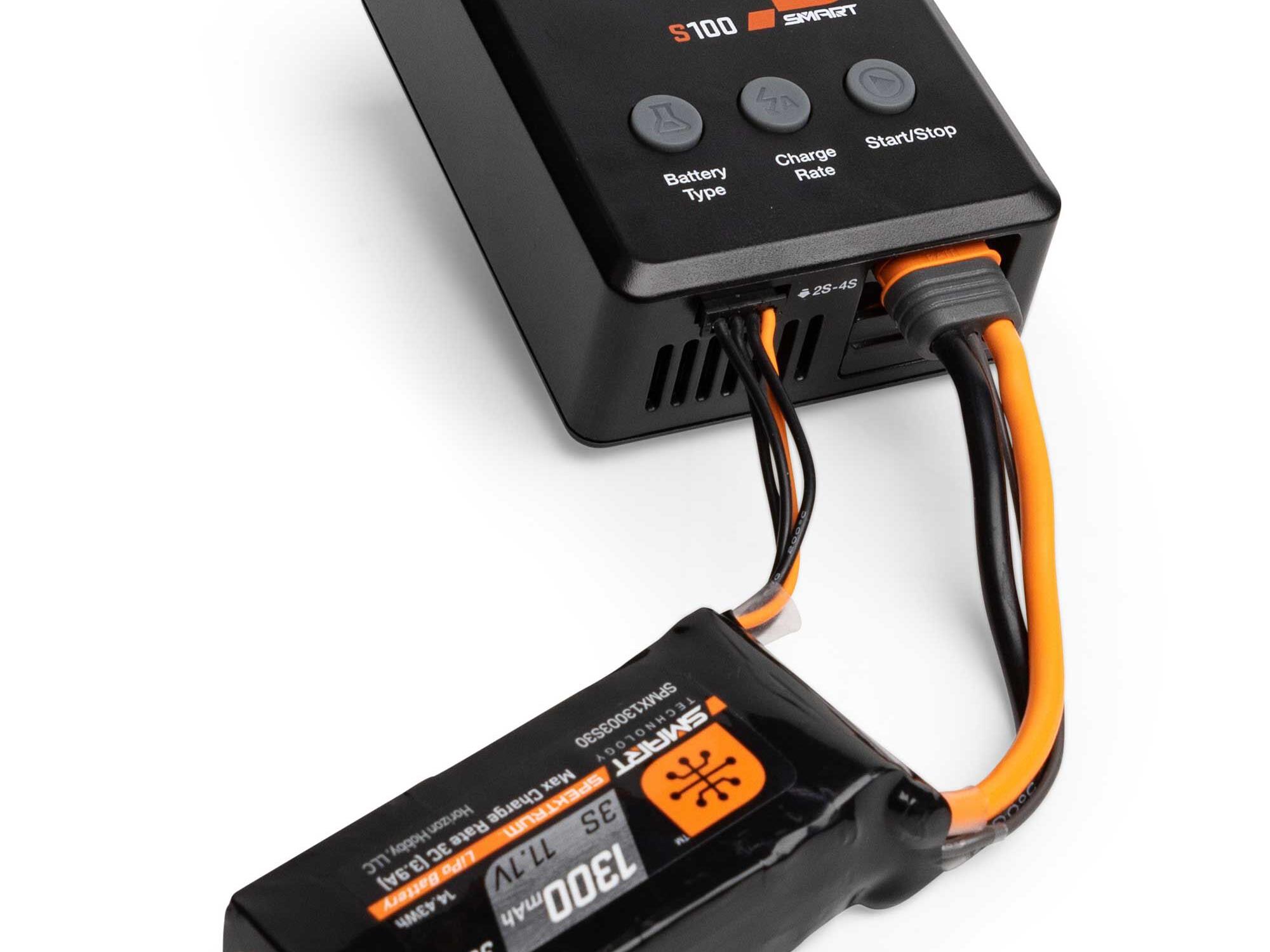 Spektrum S100 1x100W USB-C Smart Charger - IC5/IC3 Connector-11