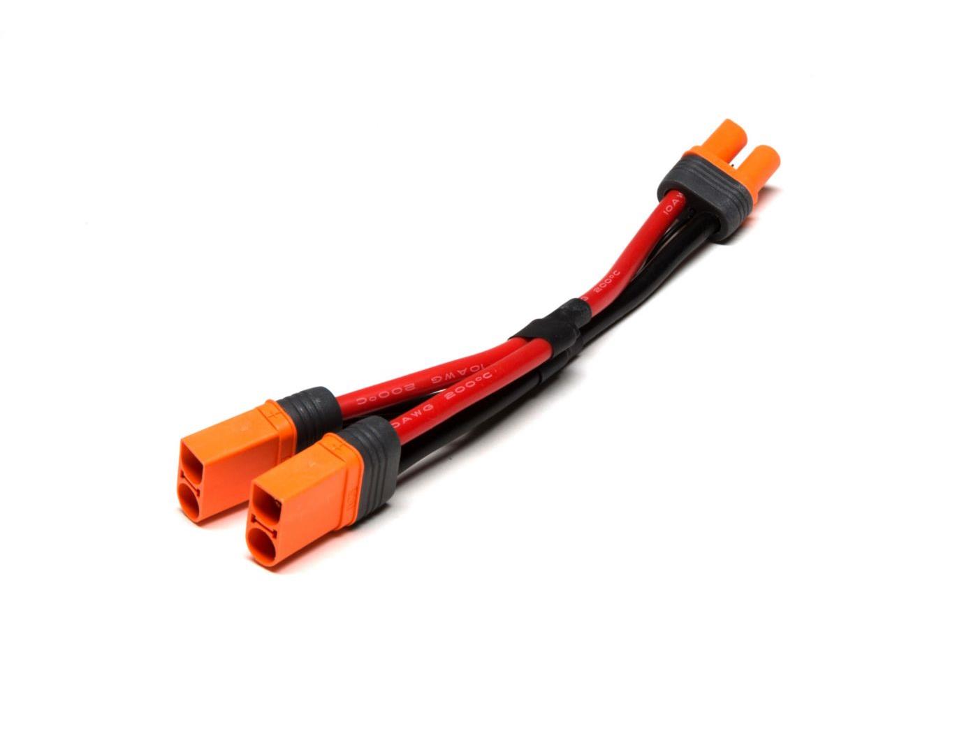 Spektrum IC5 Battery Parallel Y-Harness 6" / 150mm; 10 AWG-2