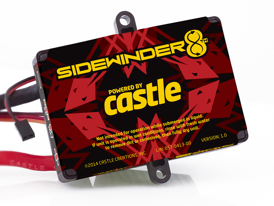 SIDEWINDER 8TH ESC, 25.2V ESC, 8A PEAK BEC, WP-2
