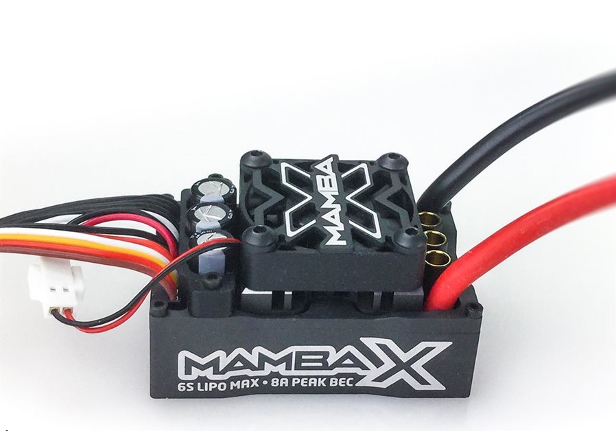 Mamba X,  Sensored, 25.2V WP Esc, 8A Peak Bec, Datalogging