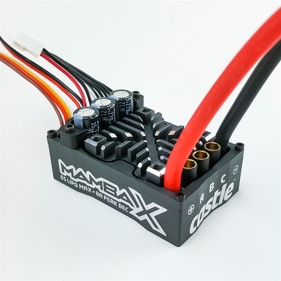 Mamba X,  Sensored, 25.2V WP Esc, 8A Peak Bec, Datalogging-2