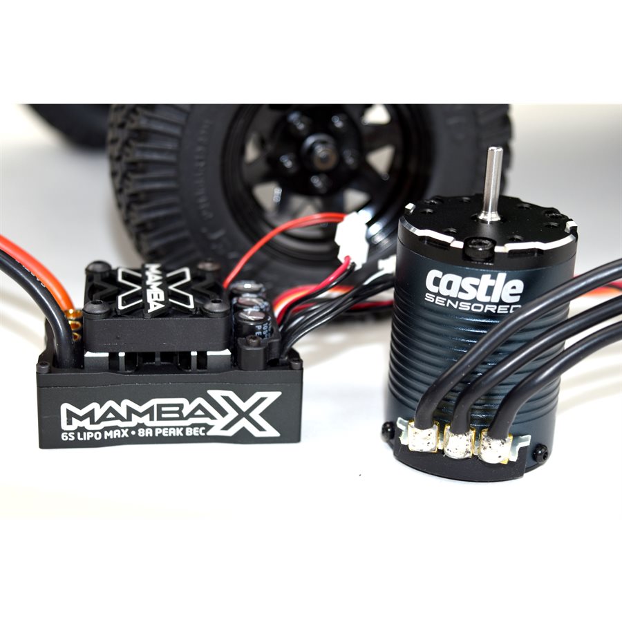 Mamba X, Sensored, 25.2V WP Esc & 1406-2850kV Combo(Crawler)-2