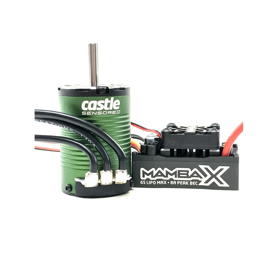 Mamba X SCT Pro,  Sensored, 25.2V WP Esc & 1410-3800kV 5mm C