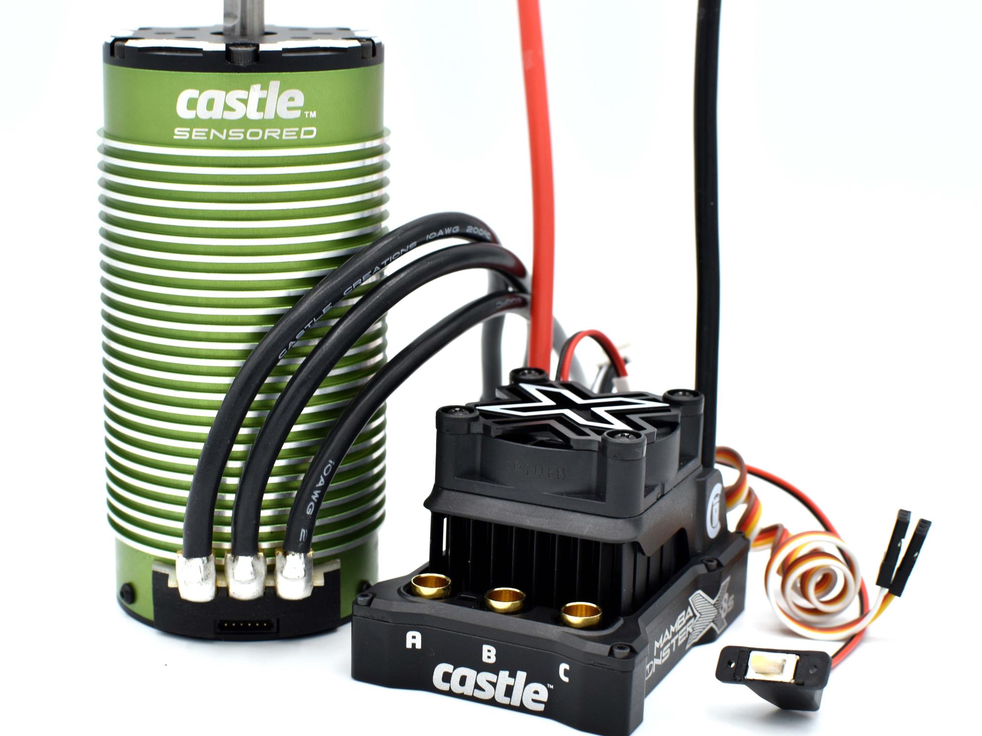 MAMBA MONSTER X 8S, 33.6V ESC W/2028-800KV SENSORED MOTOR-3