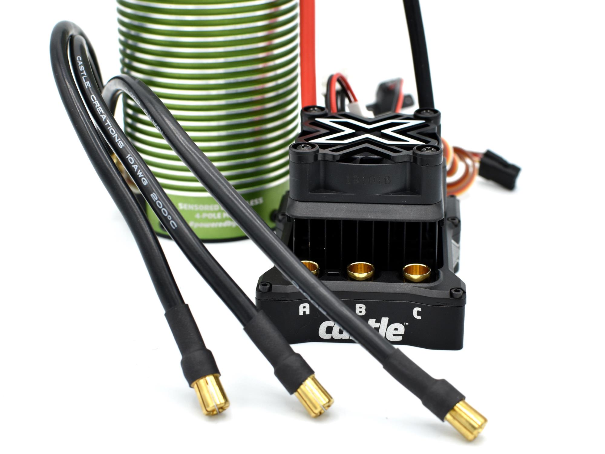 MAMBA MONSTER X 8S, 33.6V ESC W/2028-800KV SENSORED MOTOR-4