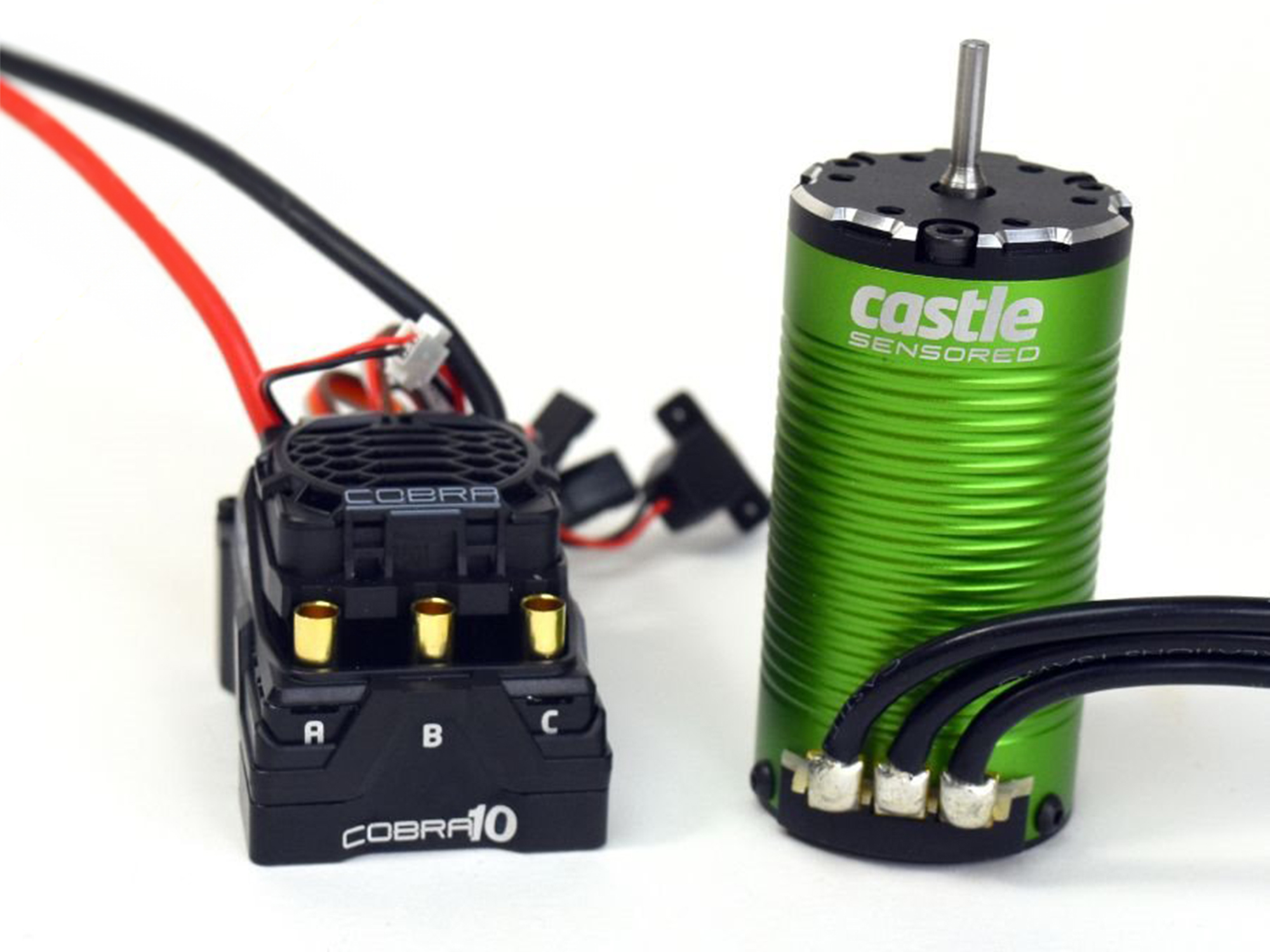 COBRA 10, 6S MAX, 8A PEAK BEC W/1412-2100KV SENSORED MOTOR