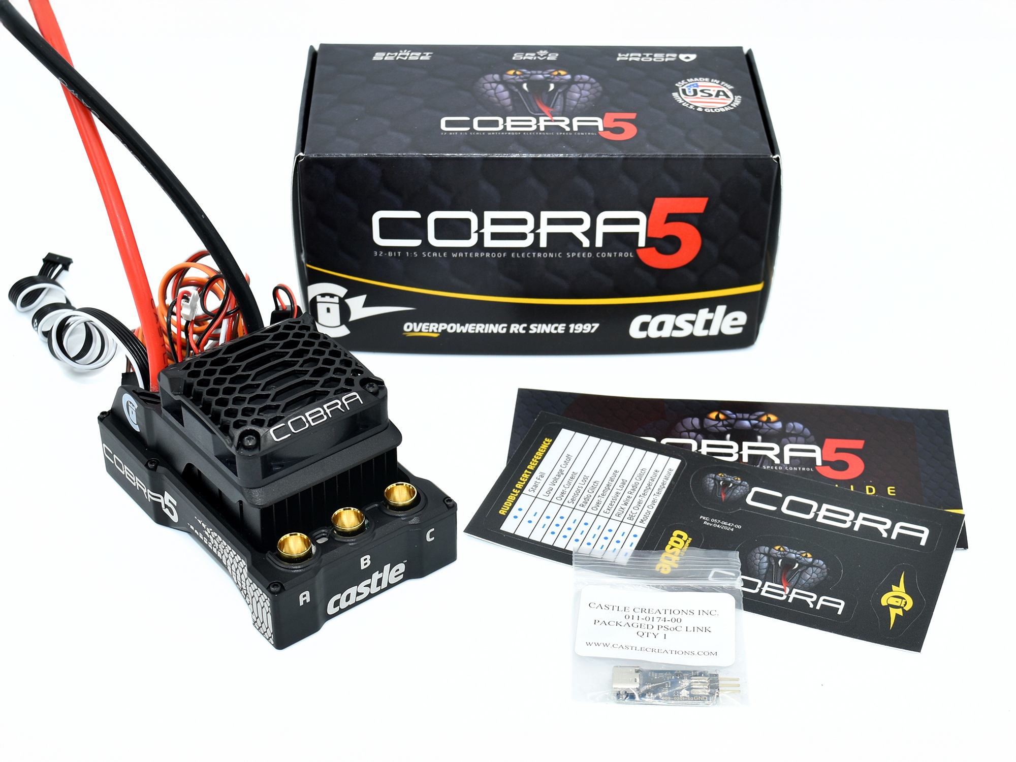 COBRA 5, 8S, 33.6V ESC, 20A PEAK BEC-4