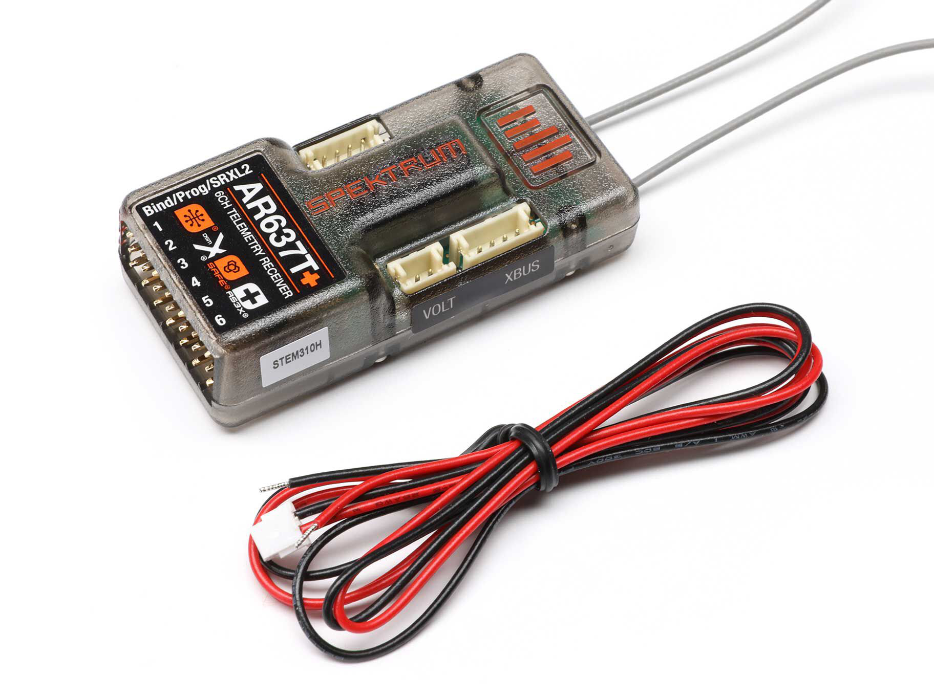 AR637T+ DSMX 6-Channel AS3X+ & SAFE Telemetry Receiver