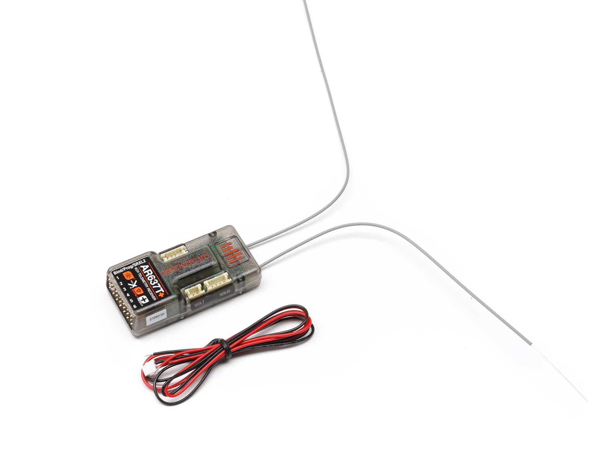 AR637T+ DSMX 6-Channel AS3X+ & SAFE Telemetry Receiver-2