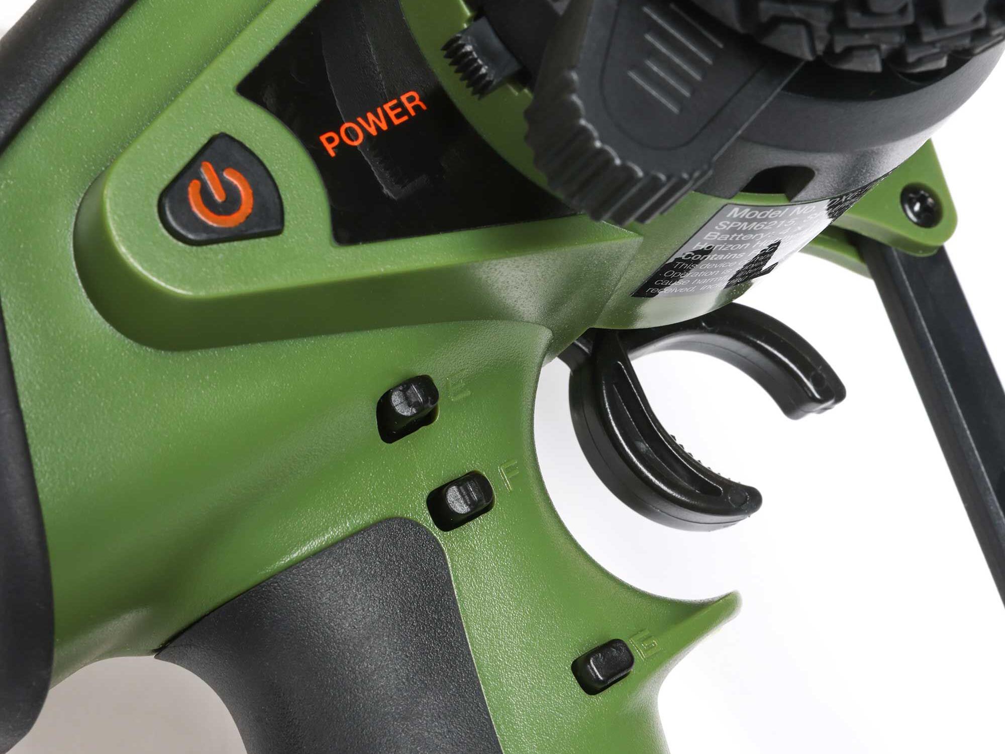 DX6 Rugged 6-Channel DSMR Transmitter Only, Green-11